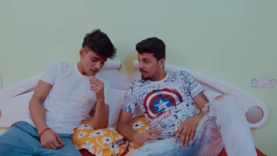 Indian porn star Sanjana gang bang video 7inch huge cock Raj and New bodybuilder boy hardcore fuck