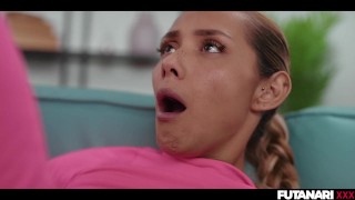 Veronica Leal Grows Futa Cock And Fucks Herself – Chicks With Dicks Clone Sex